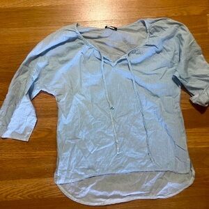 Venus Vintage Blue Striped Top sz 2